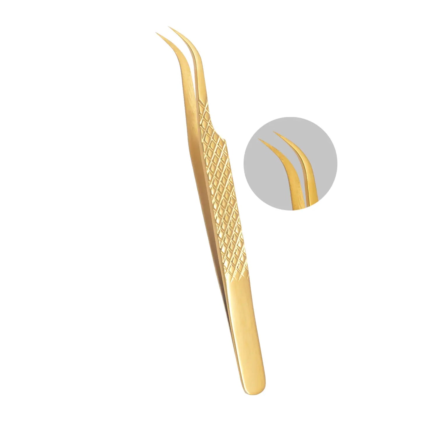 Eyelash Tweezers Curved