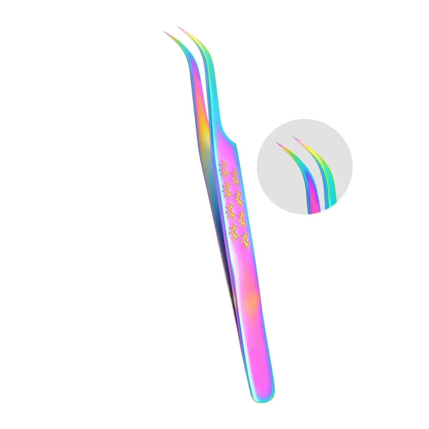 Eyelash Tweezers Curved