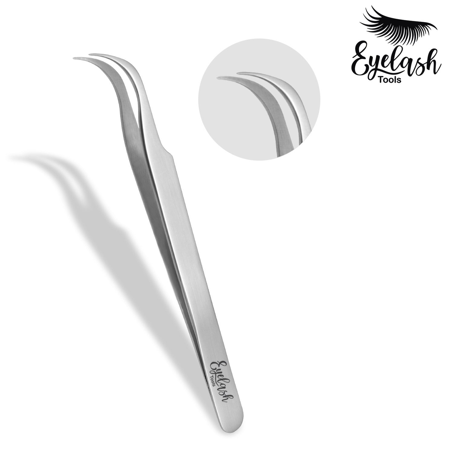 Eyelash Tweezers Bold Curved
